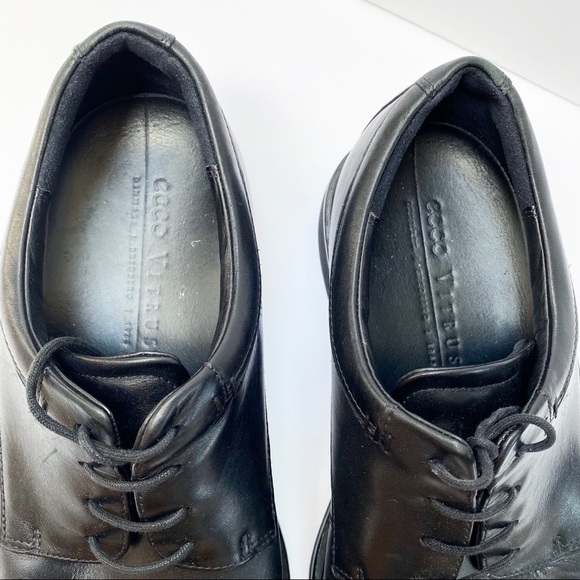 Ecco Black Leather Dress Shoes US10/EU44